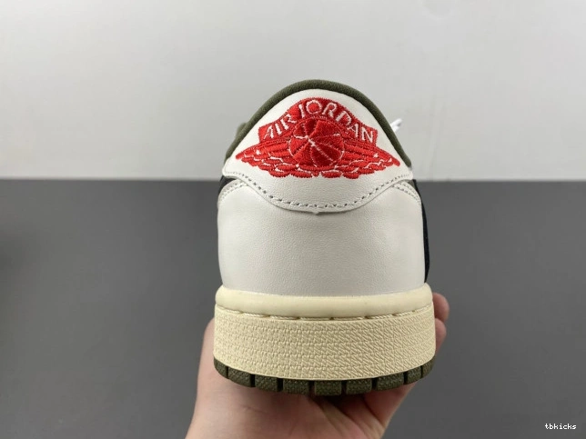 Reps TBK TRAVIS JORDAN MEDIUM 1 X DM7866-200 AIR OG SCOTT OLIVE LOW 0801